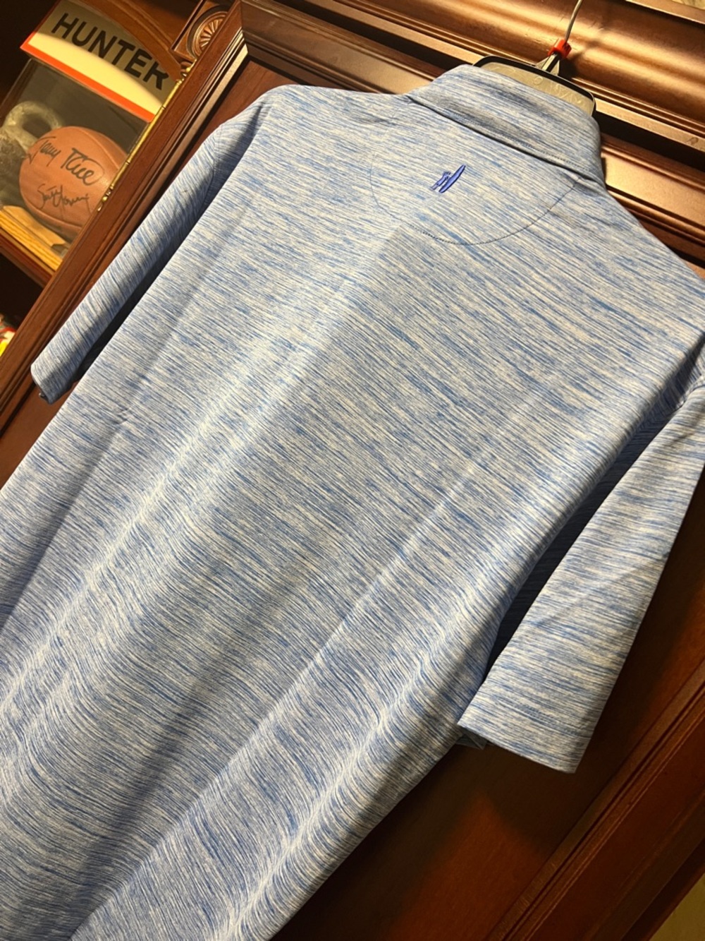 Brand New Johnnie-O Featherweight Performance Stretch Tennis 🎾 Blue Golf ⛳️ Polo - Picture 6 of 12